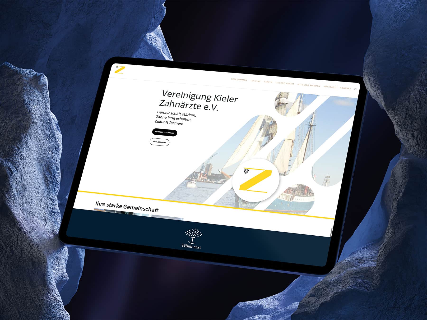 webseite kieler zahnaerztevereinigung